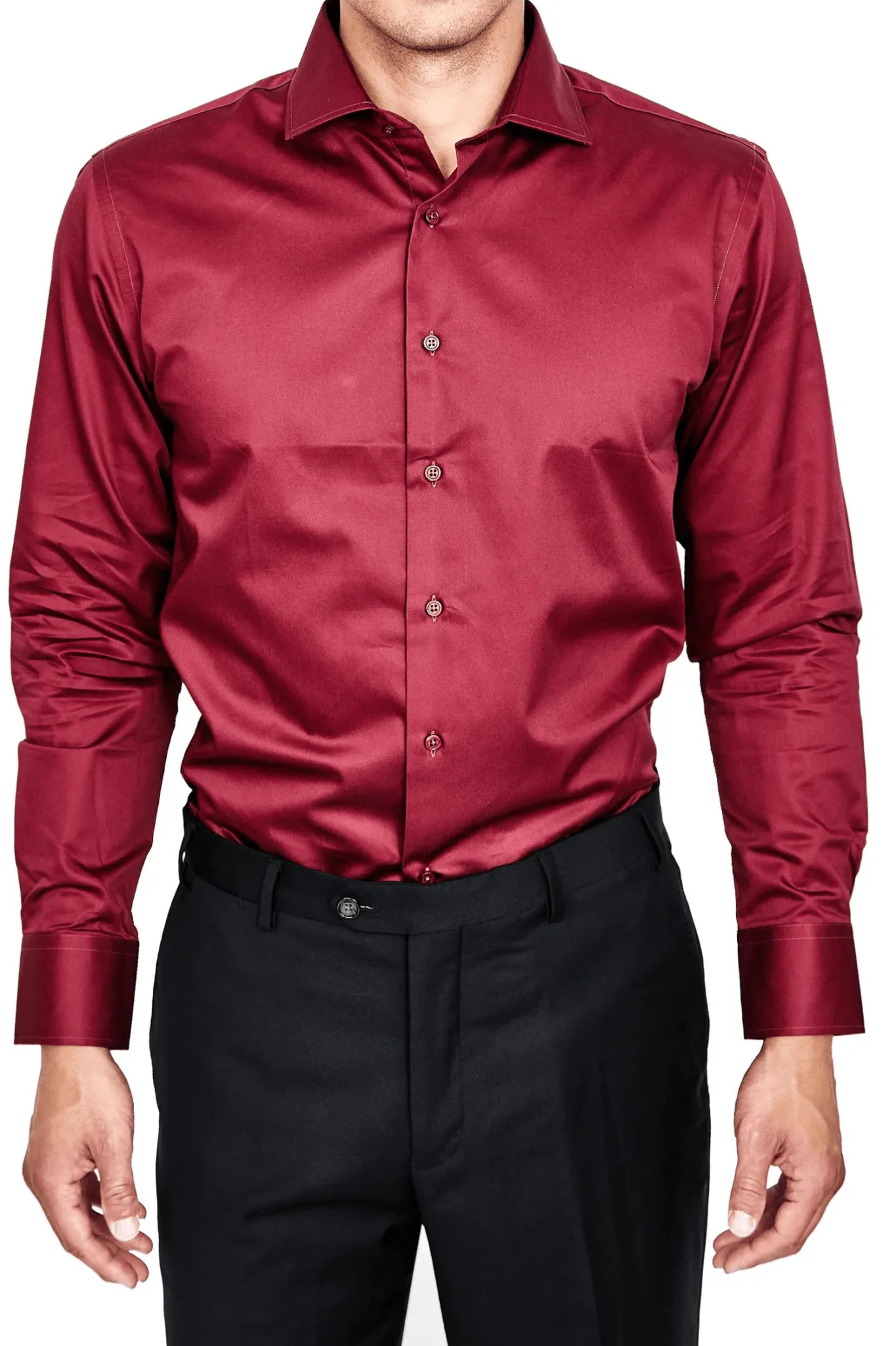 100% Cotton Burgundy Shirt