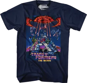 1986 Movie Poster Transformers T-Shirt