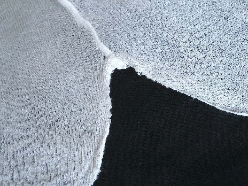 2009 Fine Cotton 'Aura' Sweater with Raw Hems