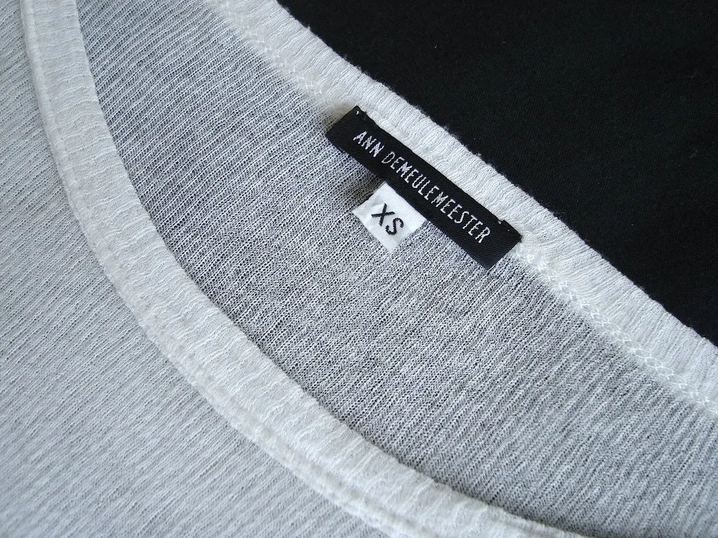 2009 Fine Cotton 'Aura' Sweater with Raw Hems