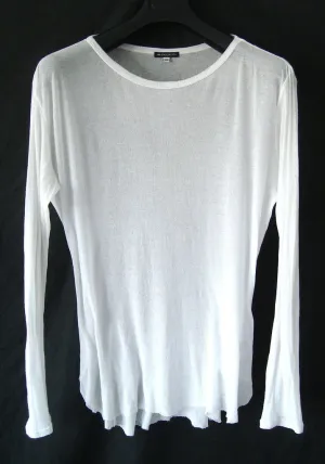 2009 Fine Cotton 'Aura' Sweater with Raw Hems