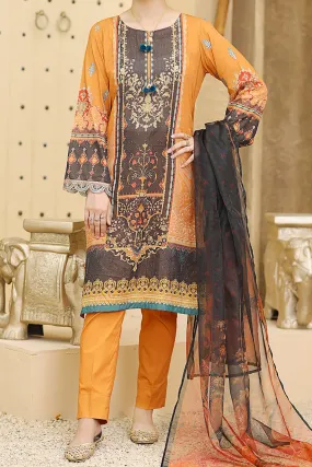 3 PIECE DIGITAL PRINT LAWN| DPC-216