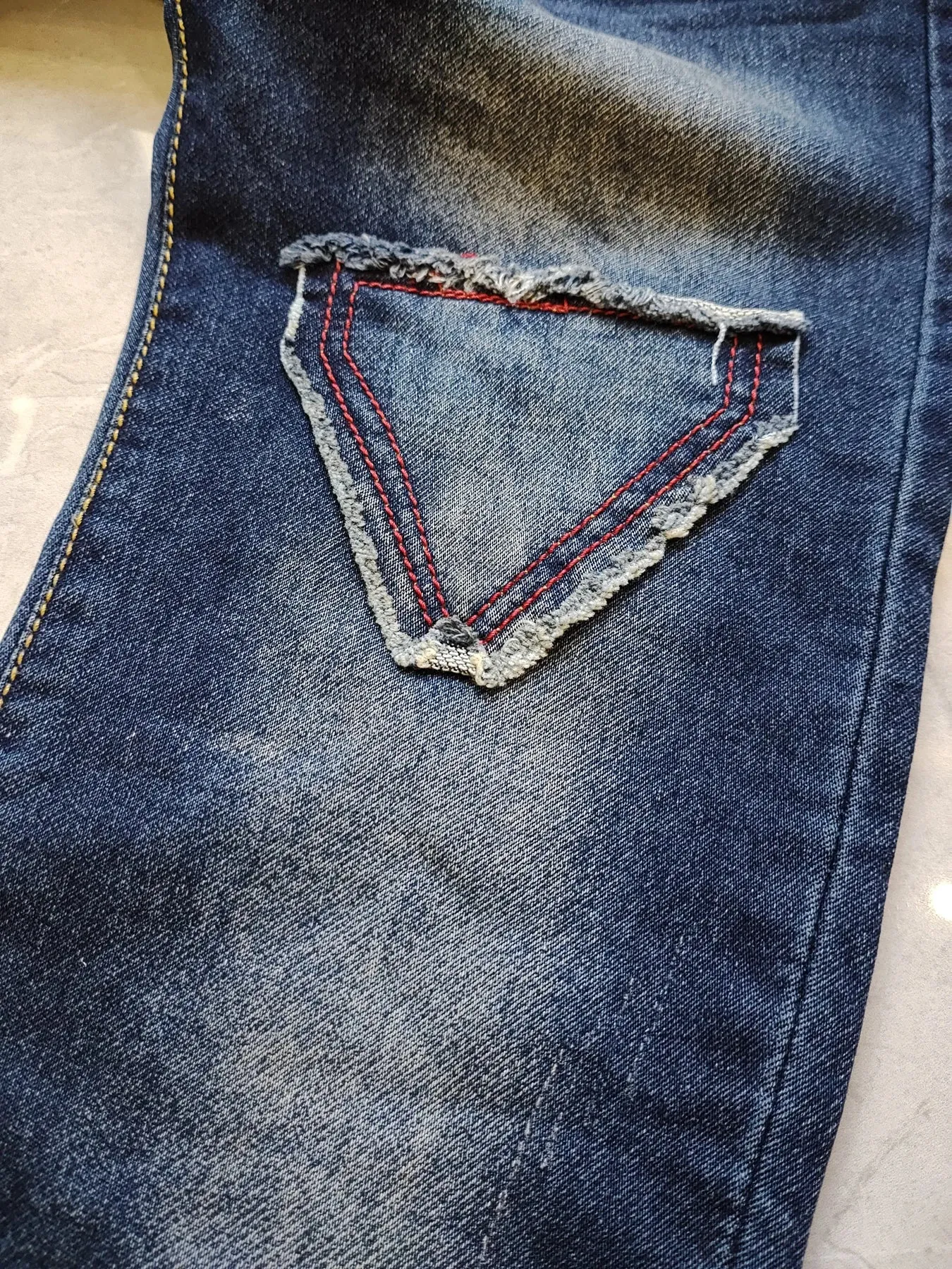 5059 Skinny Boys/Girls Pants  Soft  Denim Blue Trousers Elastic Waist  Kids' Jeans spring autumn