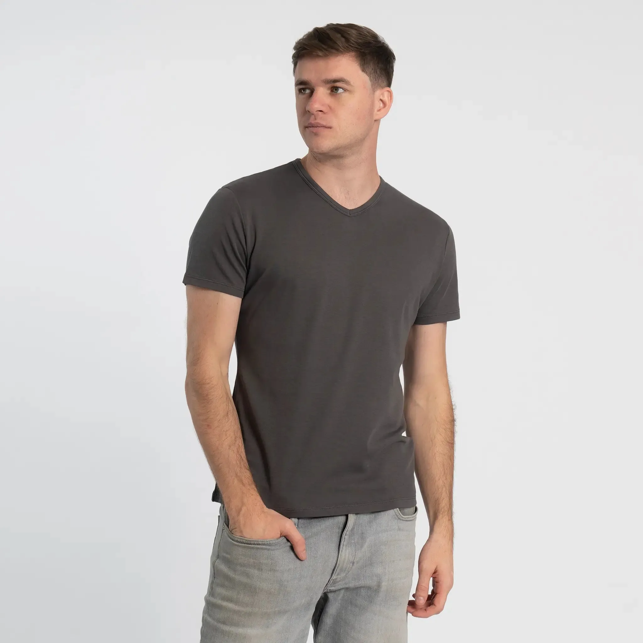 6 Pack - Men's Organic Pima Cotton T-Shirts