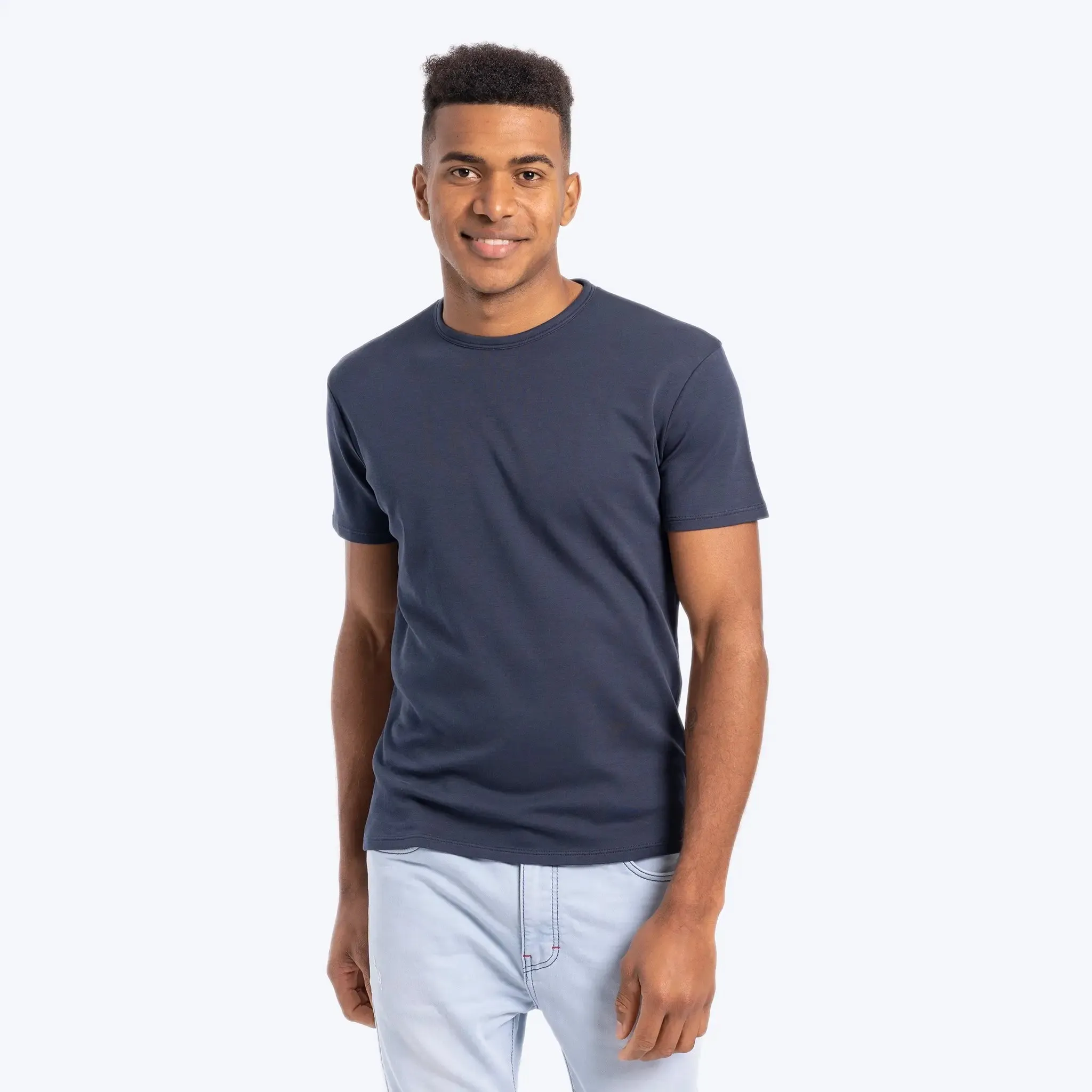 6 Pack - Men's Organic Pima Cotton T-Shirts