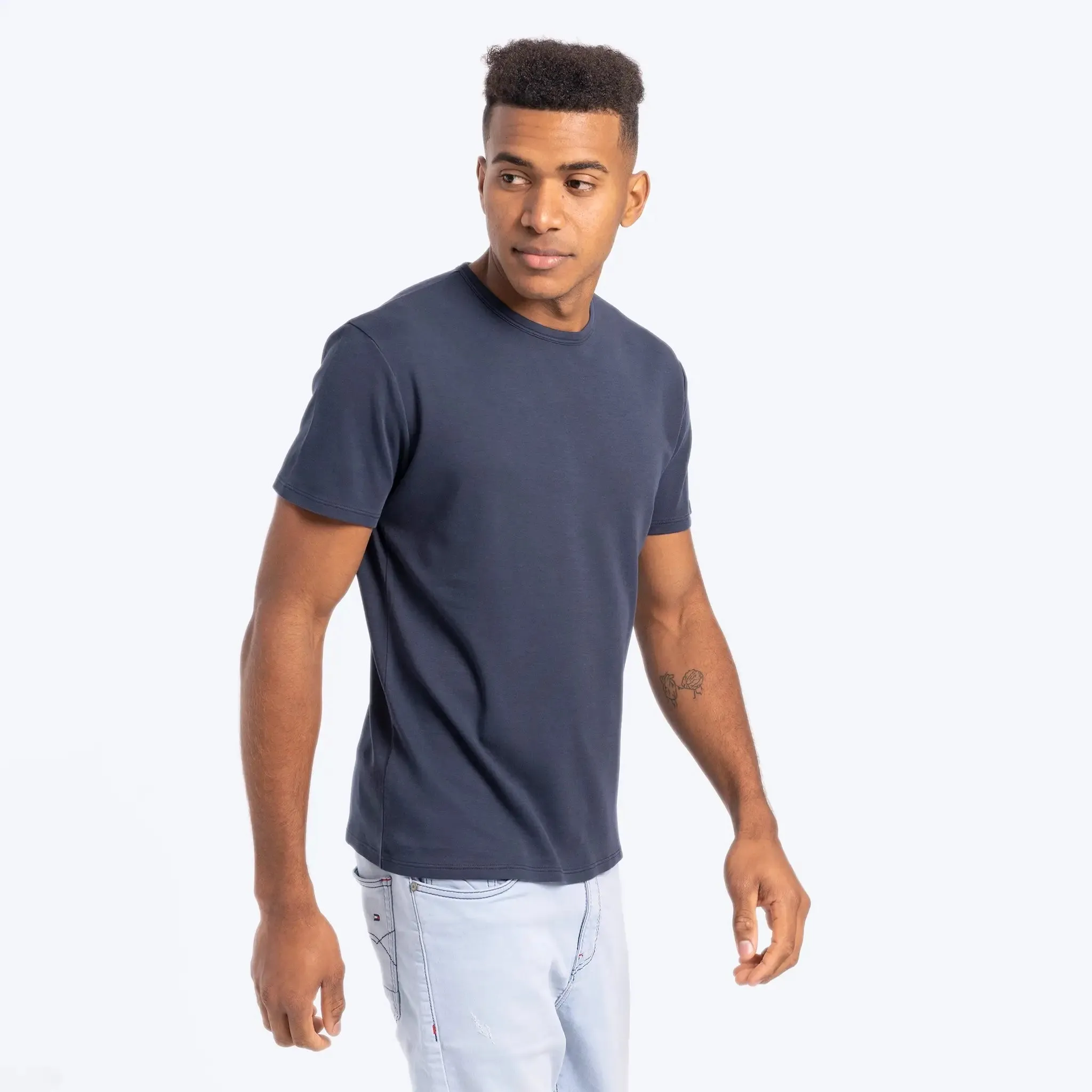 6 Pack - Men's Organic Pima Cotton T-Shirts