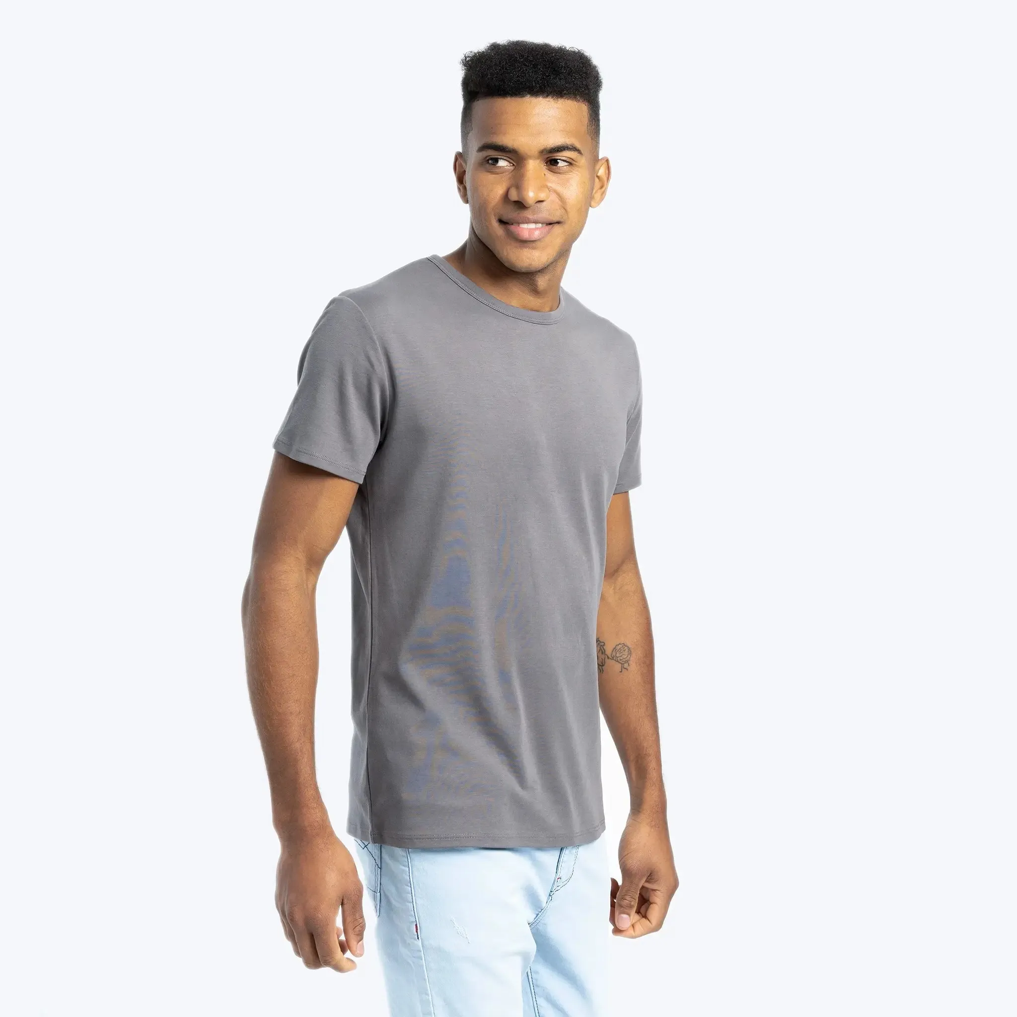 6 Pack - Men's Organic Pima Cotton T-Shirts