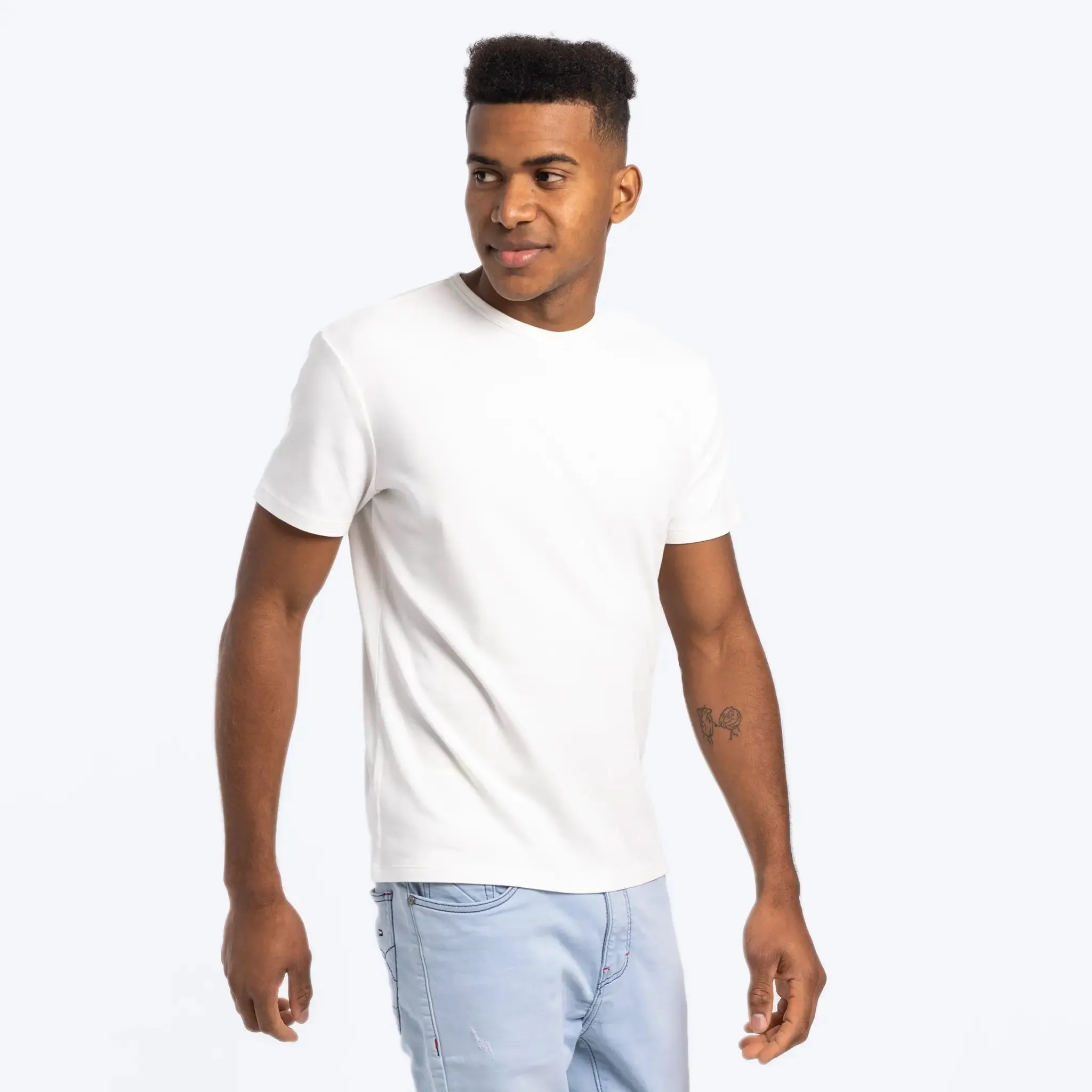 6 Pack - Men's Organic Pima Cotton T-Shirts