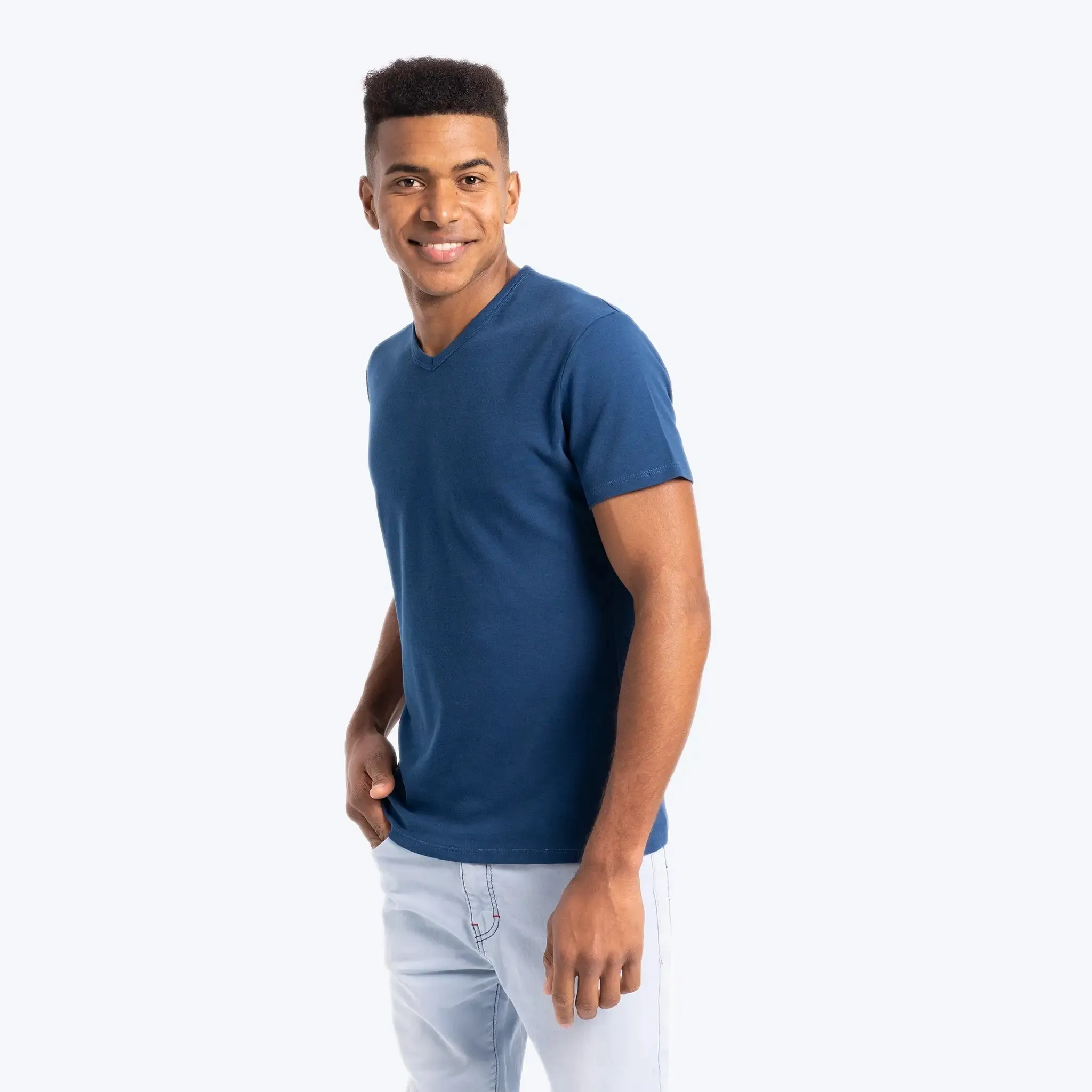 6 Pack - Men's Organic Pima Cotton T-Shirts