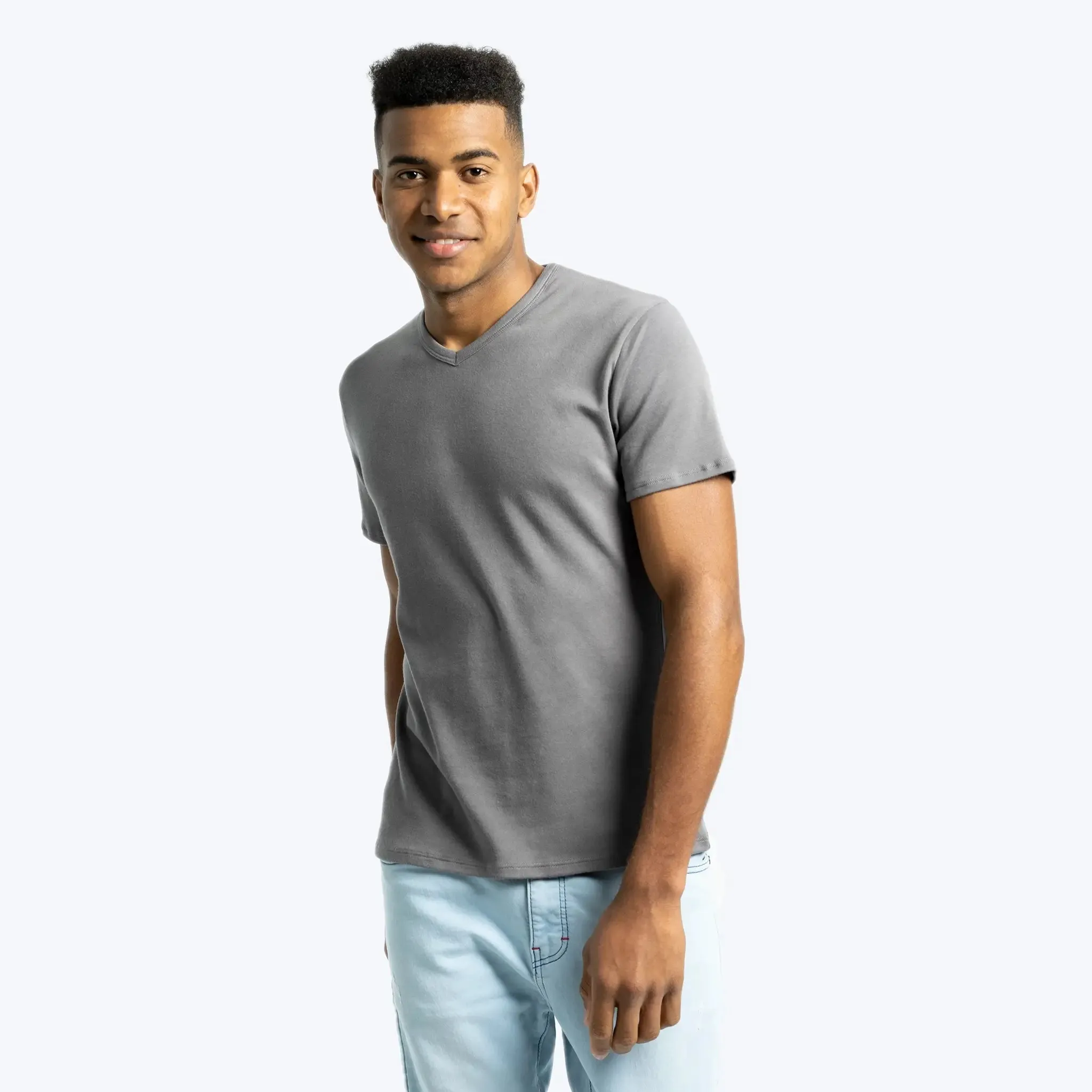 6 Pack - Men's Organic Pima Cotton T-Shirts