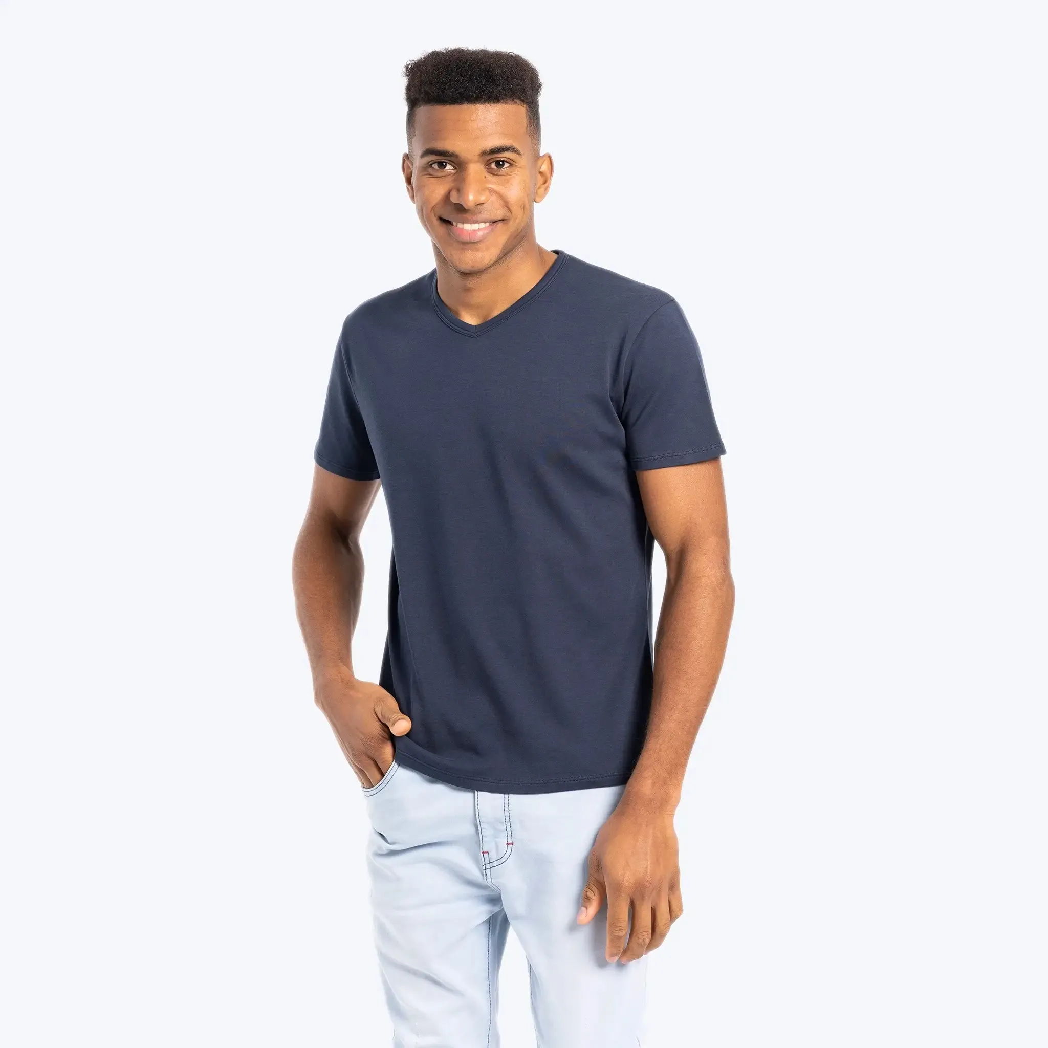 6 Pack - Men's Organic Pima Cotton T-Shirts