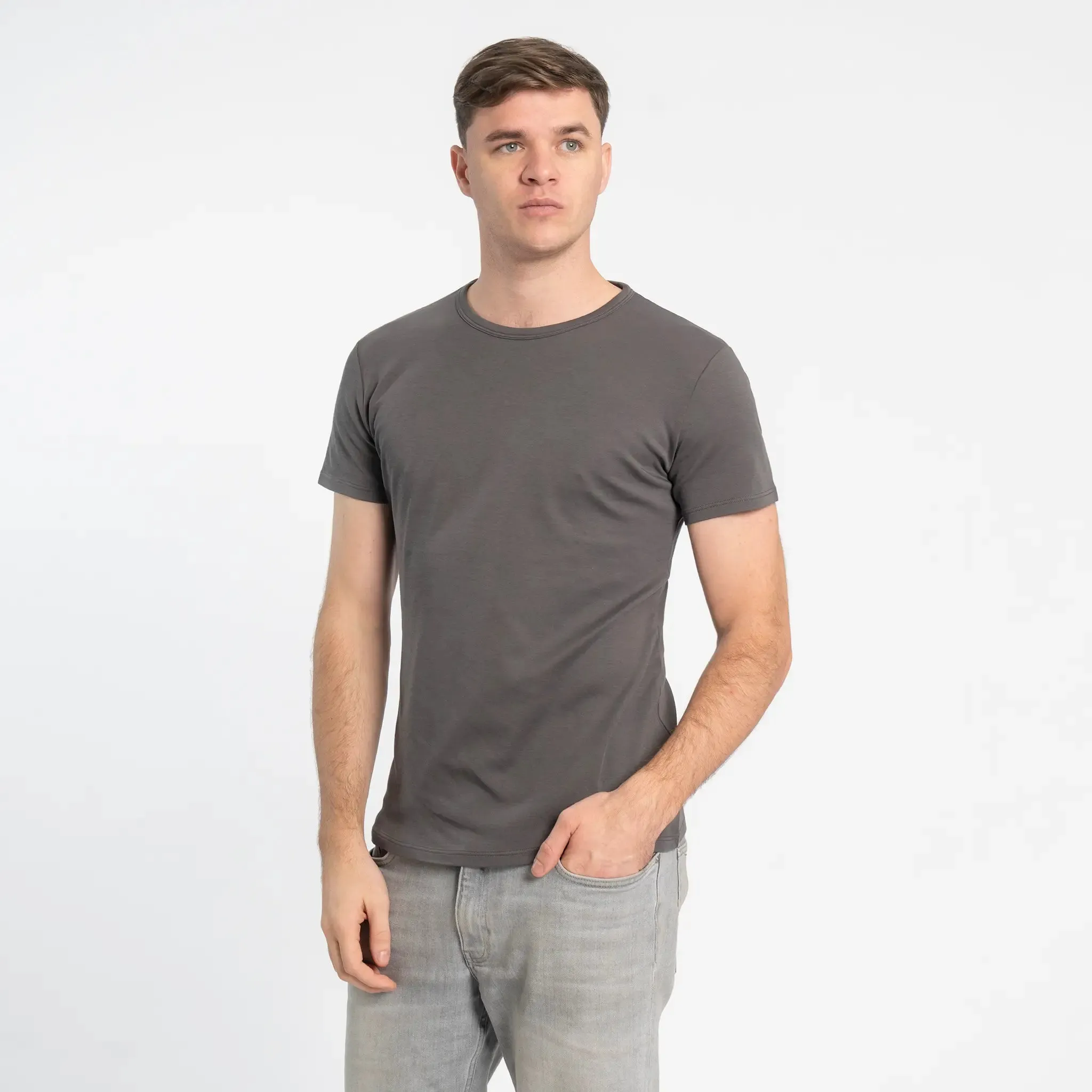 6 Pack - Men's Organic Pima Cotton T-Shirts