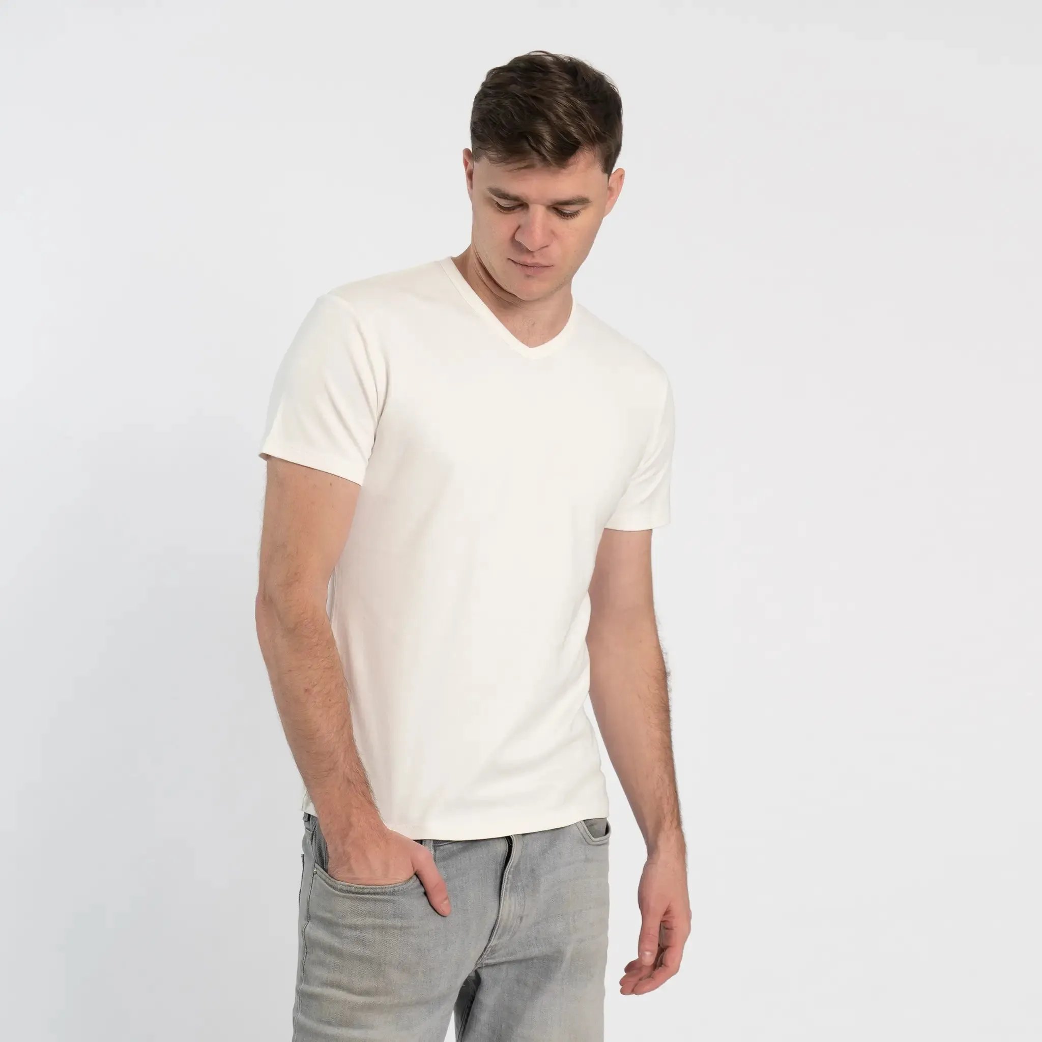 6 Pack - Men's Organic Pima Cotton T-Shirts