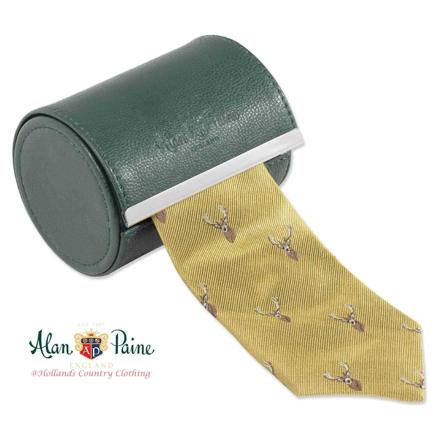 Alan Paine Ripon Silk Tie | Stag's Head