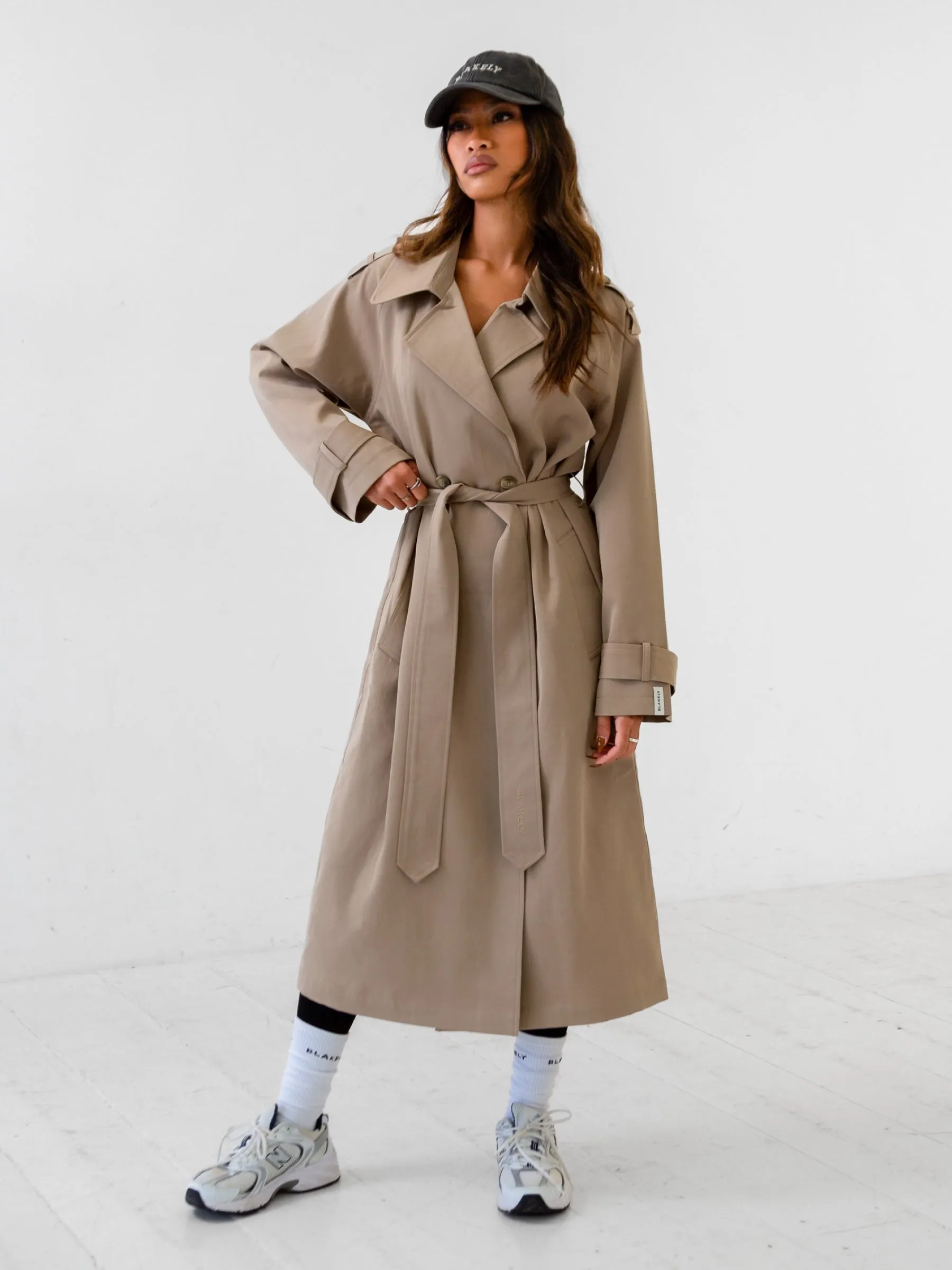 Amara Trench Coat - Beige