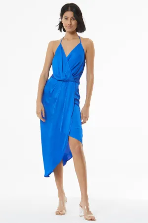 Andrea Draped Slip Dress // Ocean ~ NO RETURNS