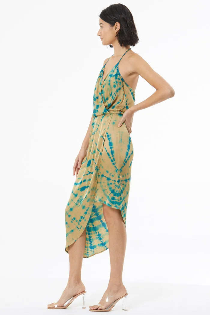 Andrea Draped Slip Dress // Willow Tiger Eye ~ NO RETURNS