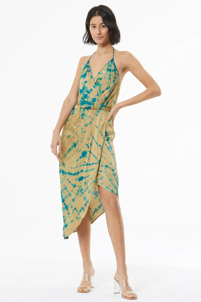 Andrea Draped Slip Dress // Willow Tiger Eye ~ NO RETURNS