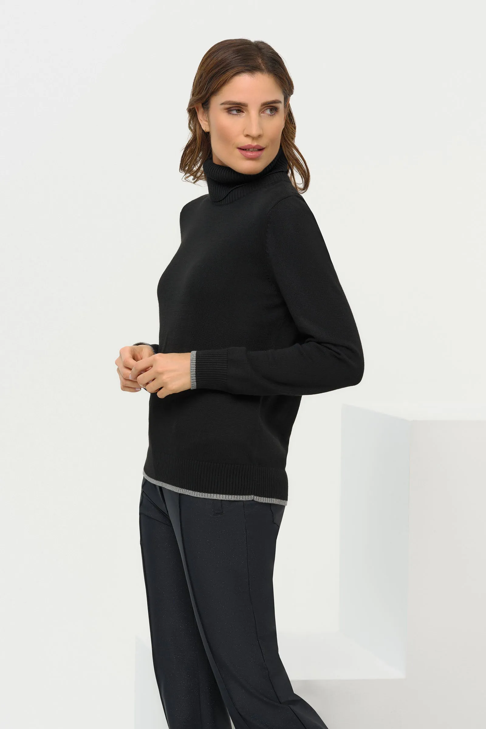 Archer Sparkle Turtleneck Sweater