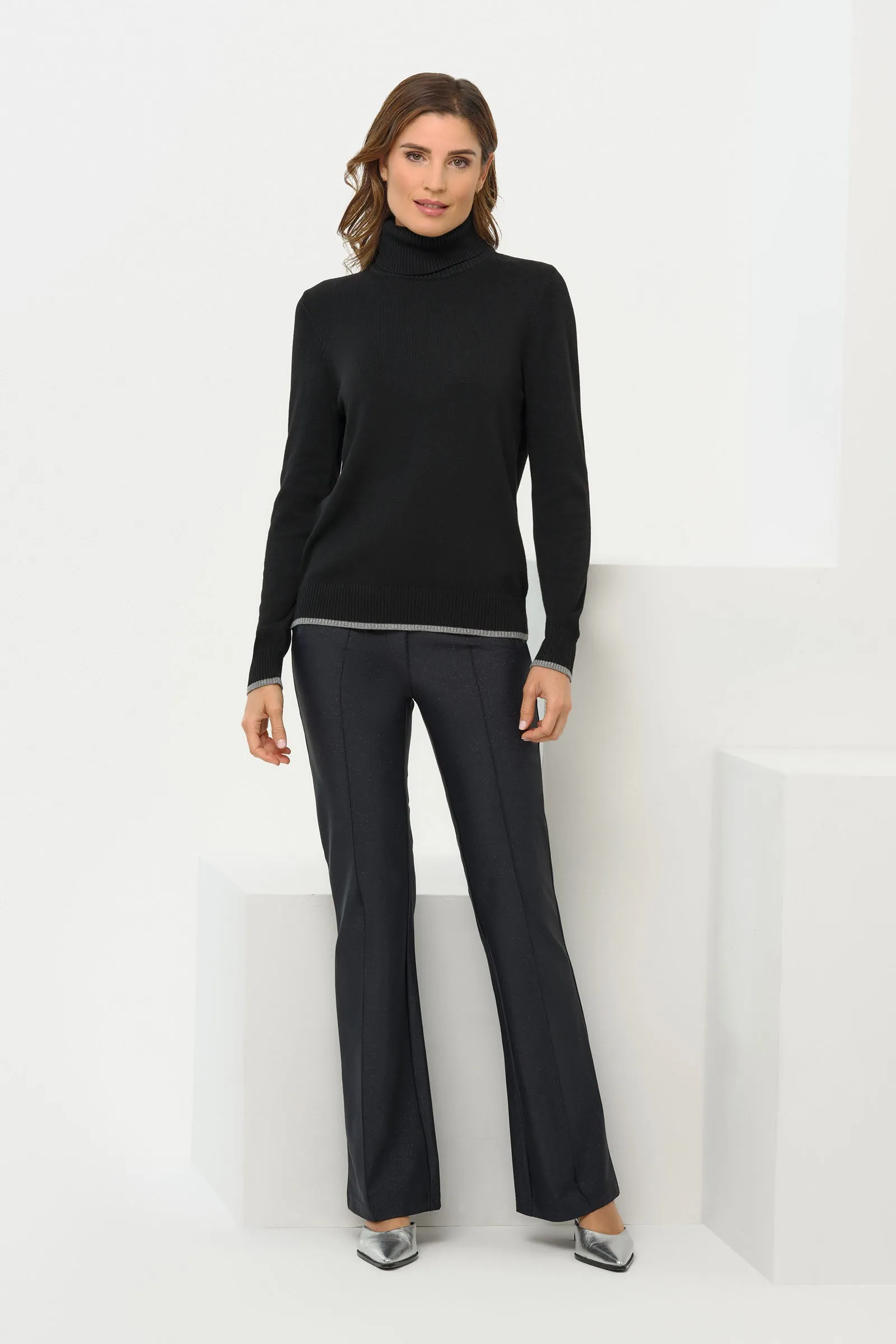 Archer Sparkle Turtleneck Sweater