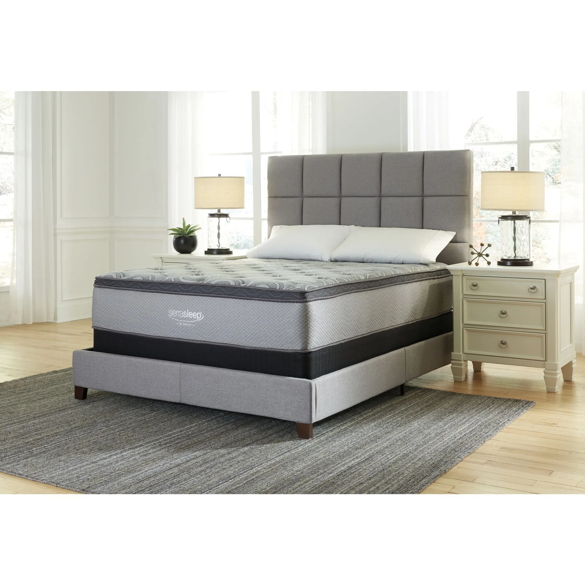 Ashley Sleep Augusta Euro Top Innerspring 12 inch Mattress In A Box