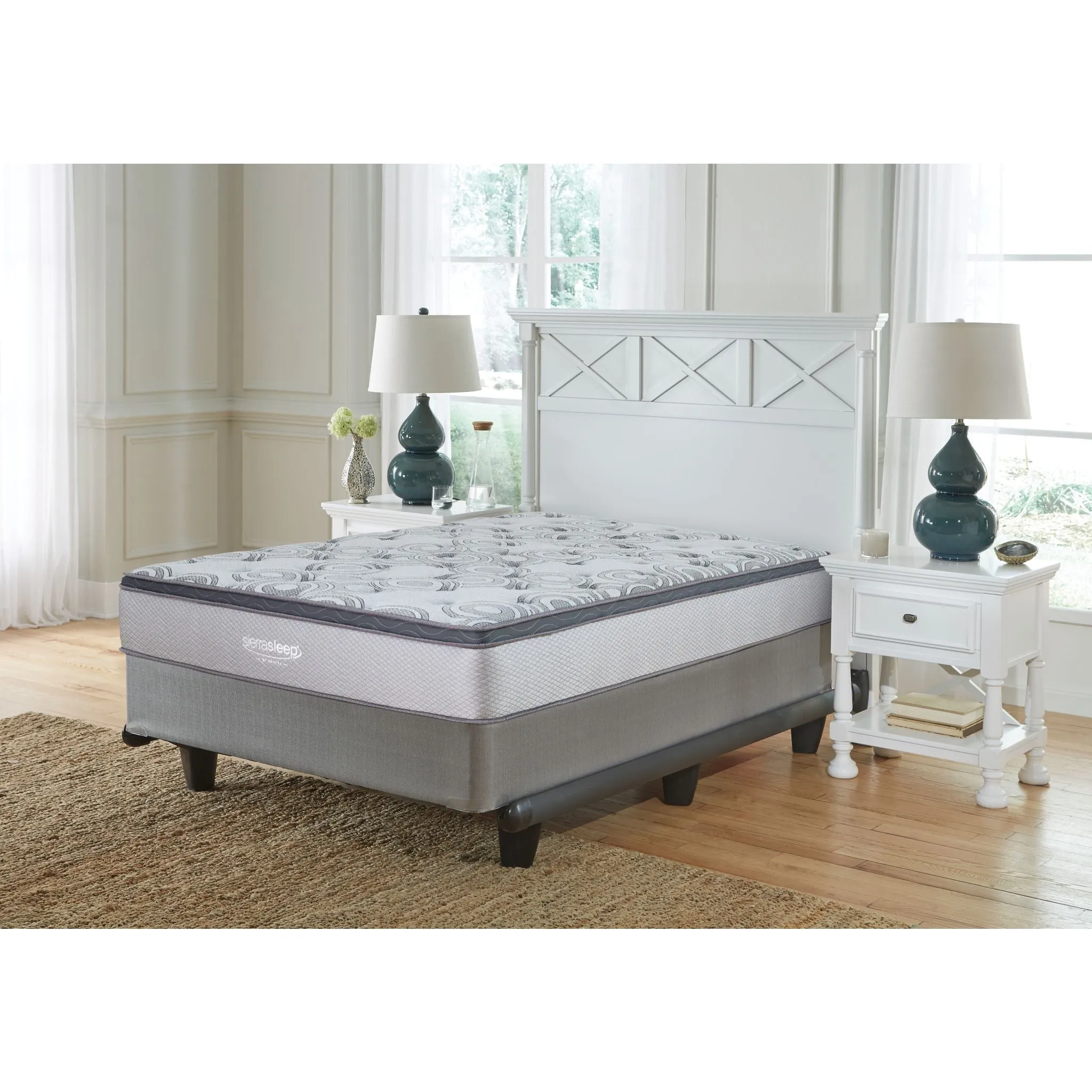 Ashley Sleep Augusta Euro Top Innerspring 12 inch Mattress In A Box