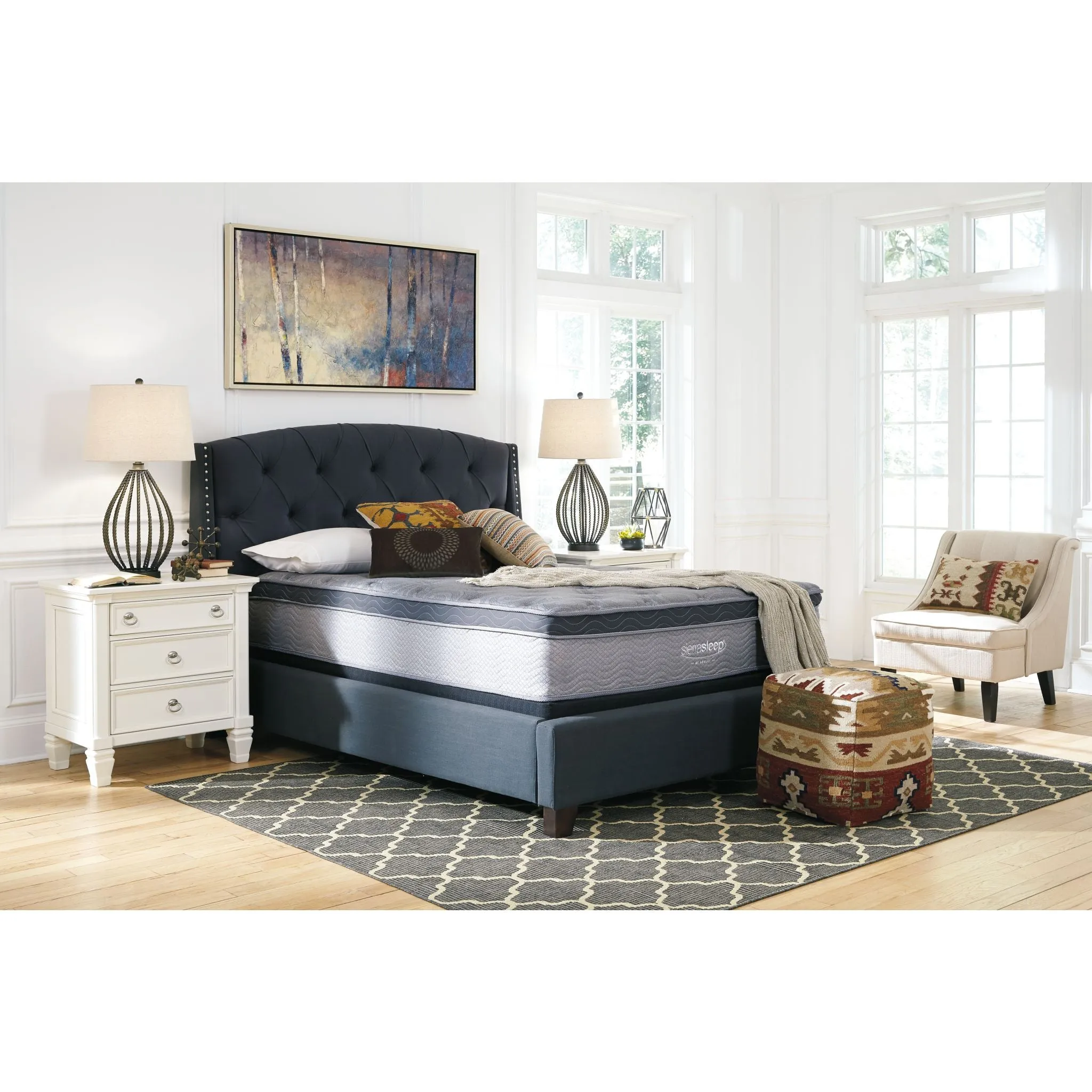 Ashley Sleep Augusta Euro Top Innerspring 12 inch Mattress In A Box