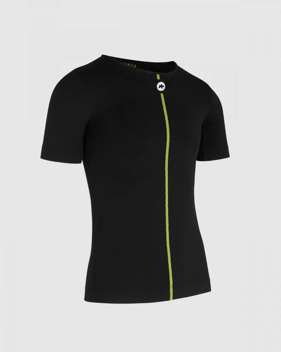 Assos SS Skin Layer Spring Fall Short Sleeve Base Layer - black