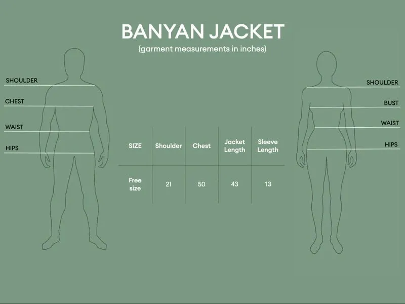 Banyan Gender Fluid Jacket / Overcoat - Black