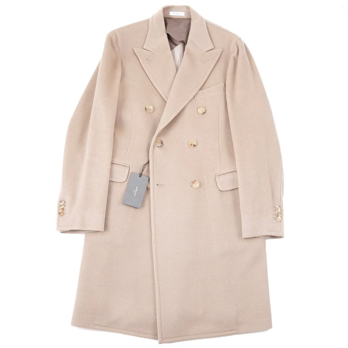 Boglioli Soft Brushed Wool Overcoat