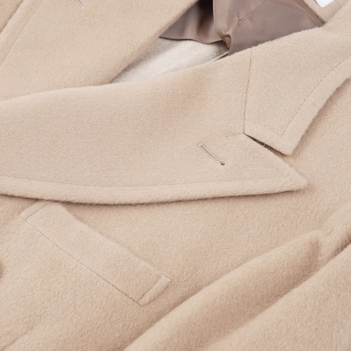 Boglioli Soft Brushed Wool Overcoat