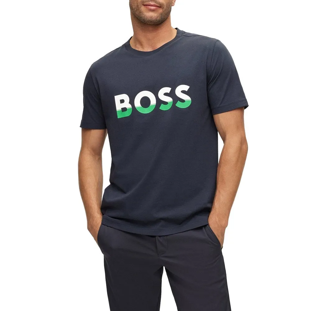 BOSS Tee 1 Golf Shirt - Dark Blue