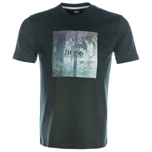 BOSS TipOff 3 T Shirt in Green