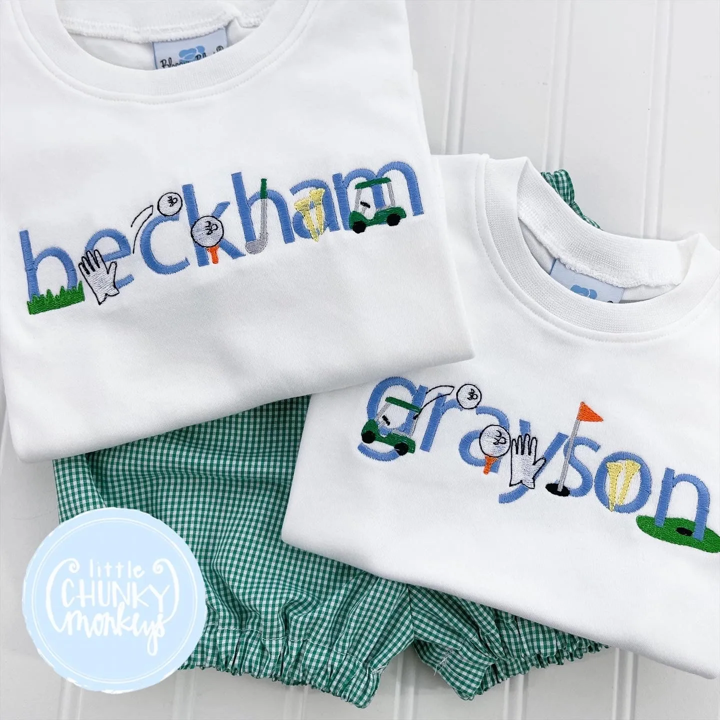 Boy Shirt - Golf Font