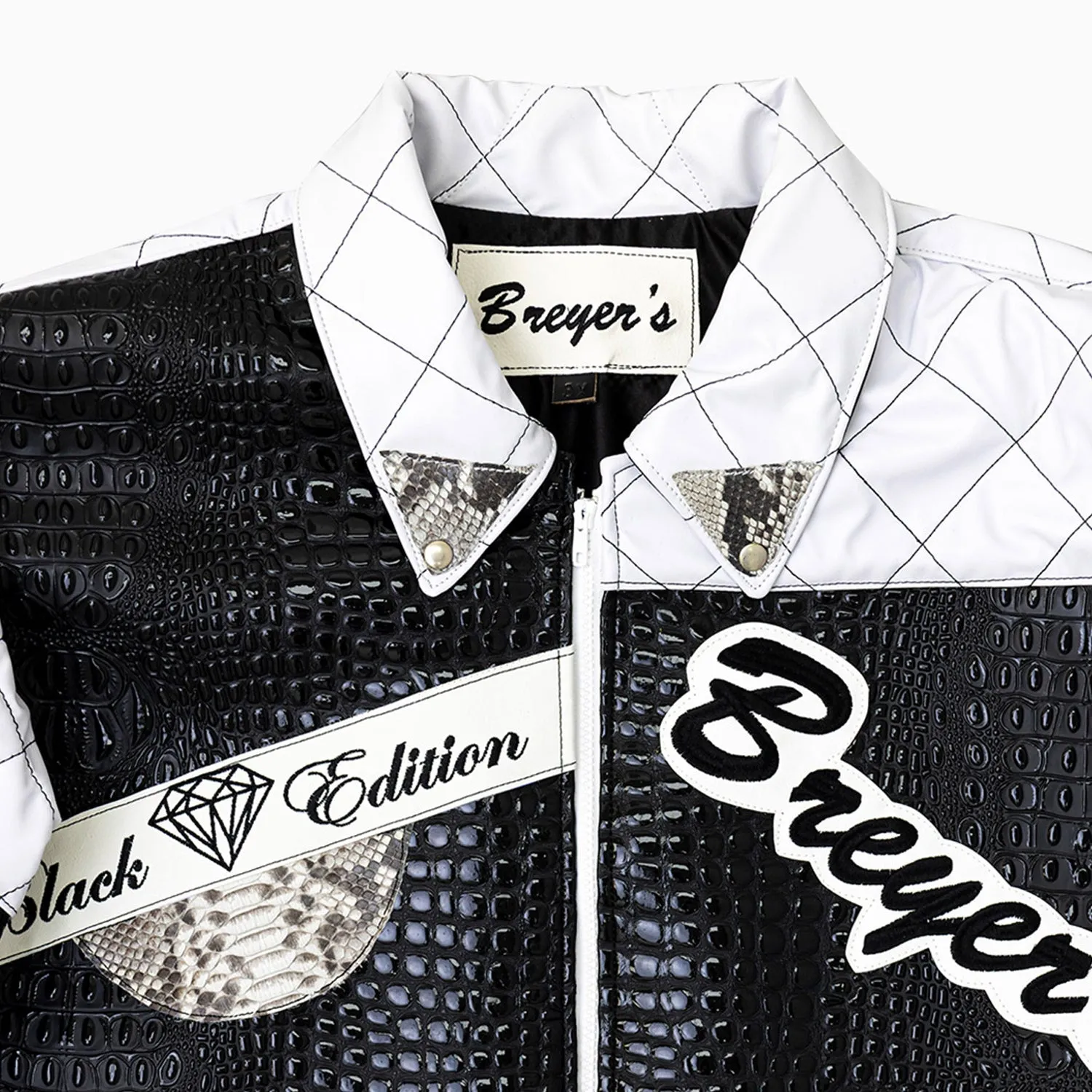 Breyer's Limited Edition Leather Jacket With Python Skin