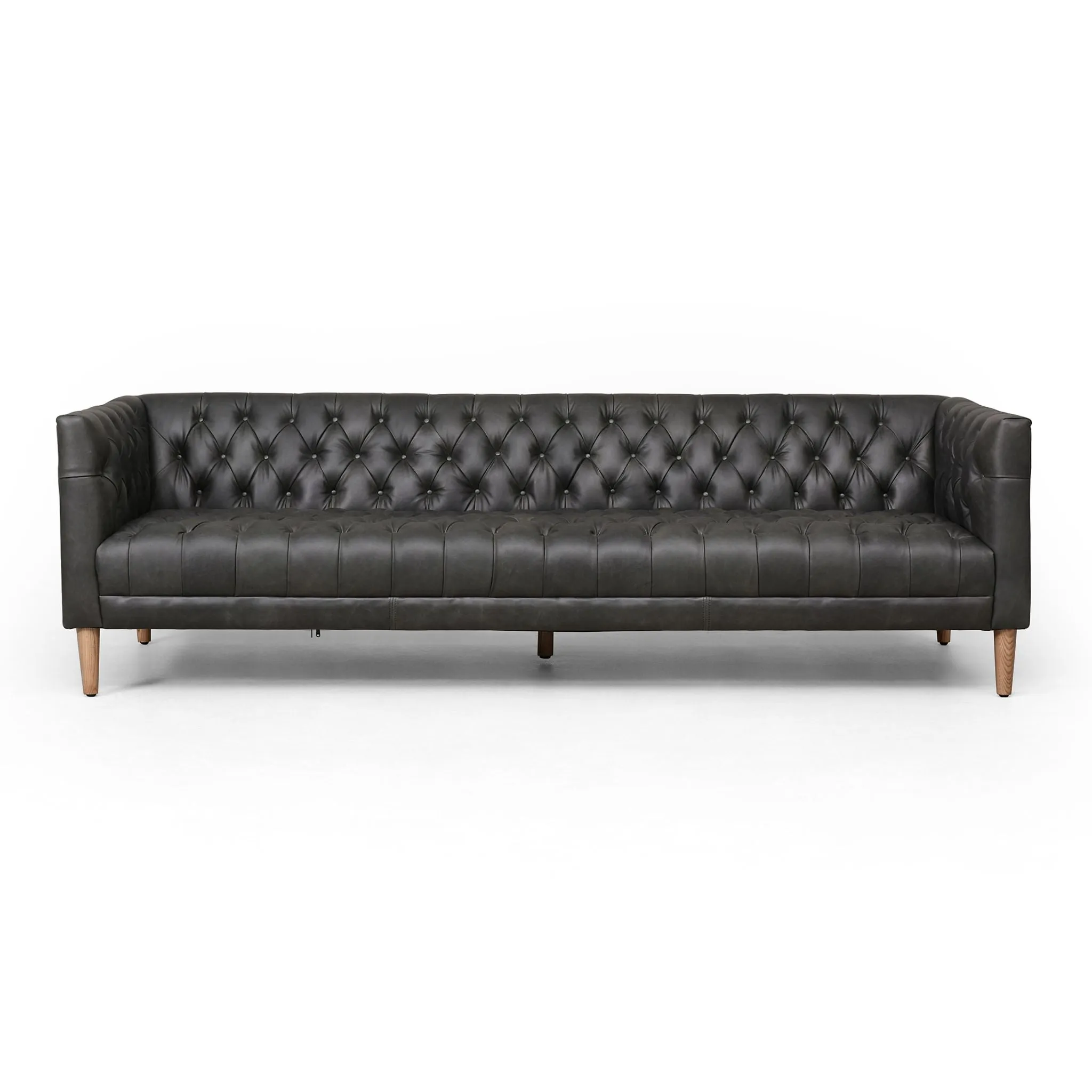 Carnegie Leather Sofa 90"