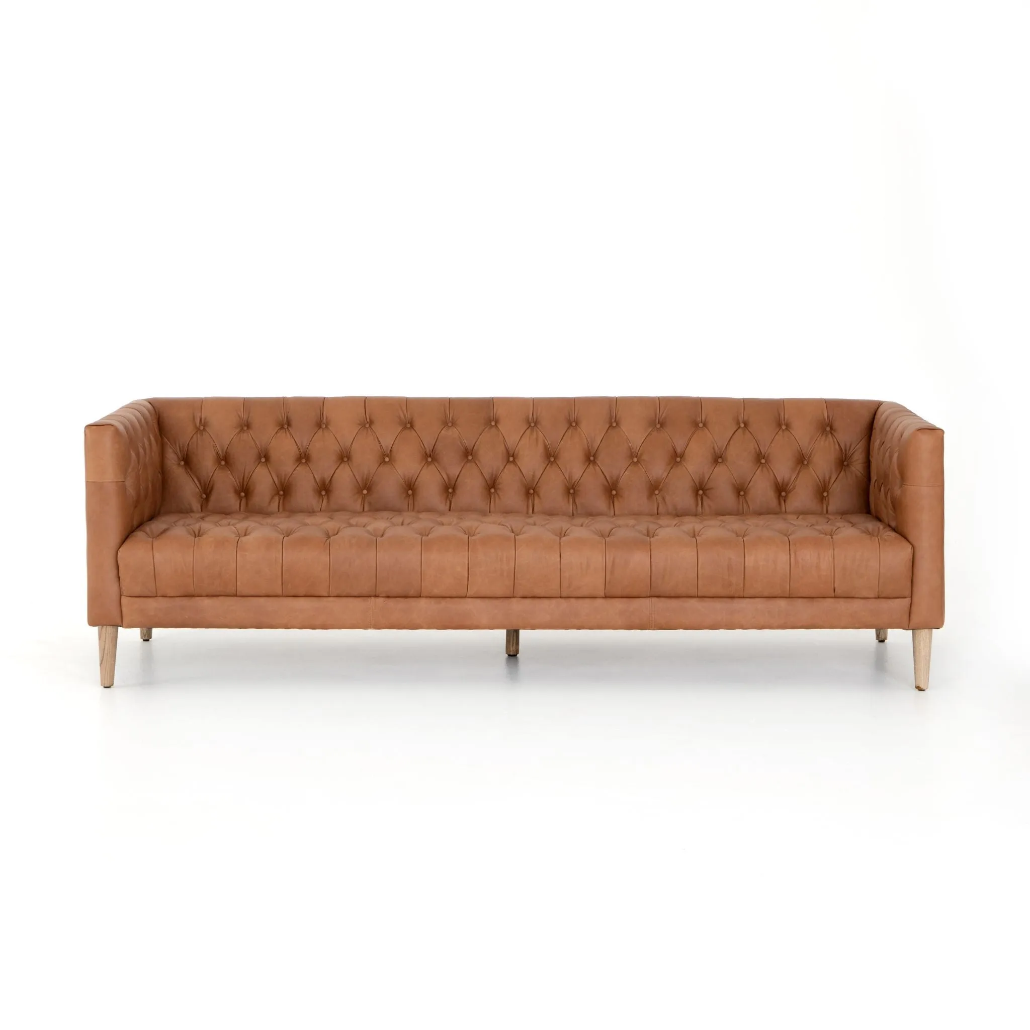 Carnegie Leather Sofa 90"