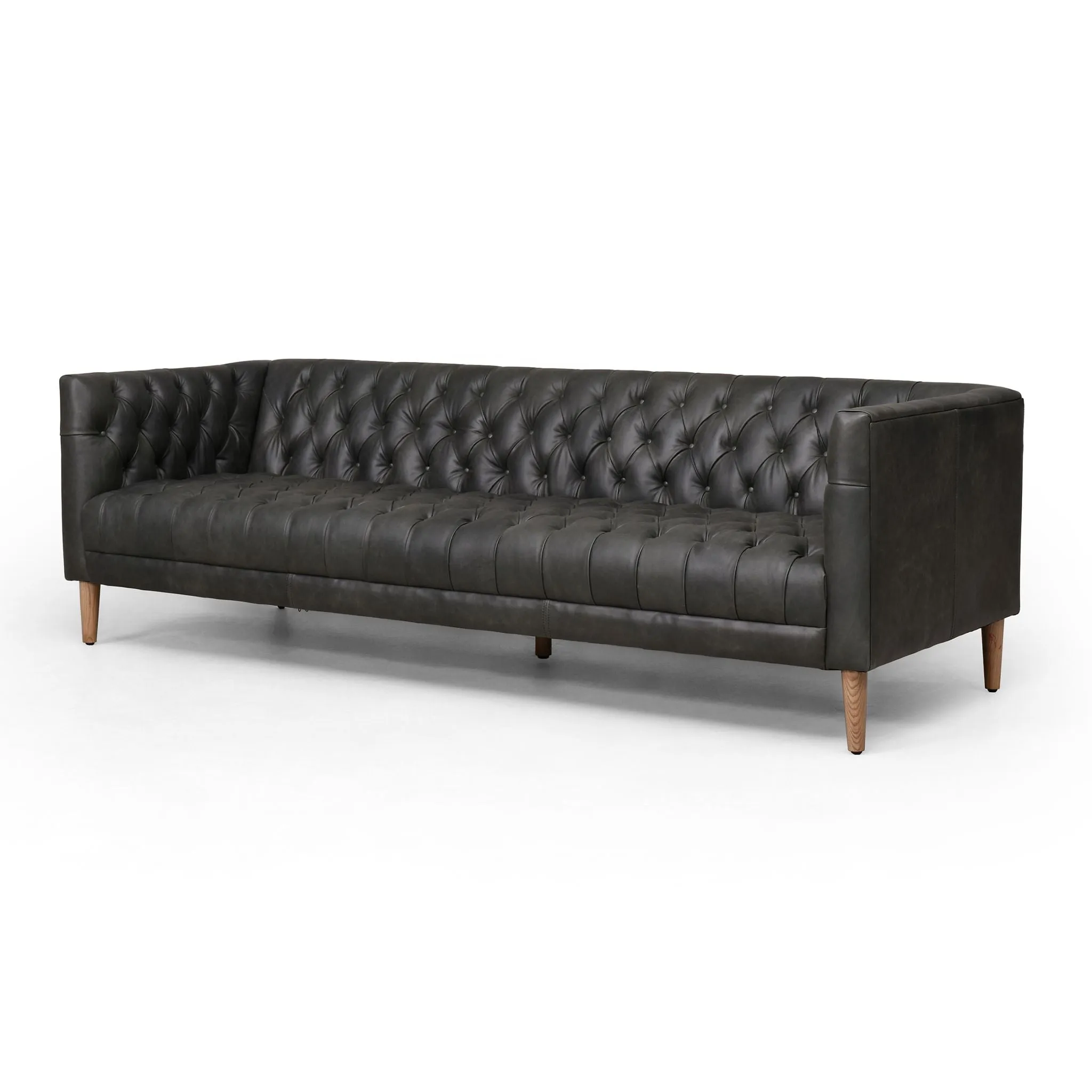 Carnegie Leather Sofa 90"