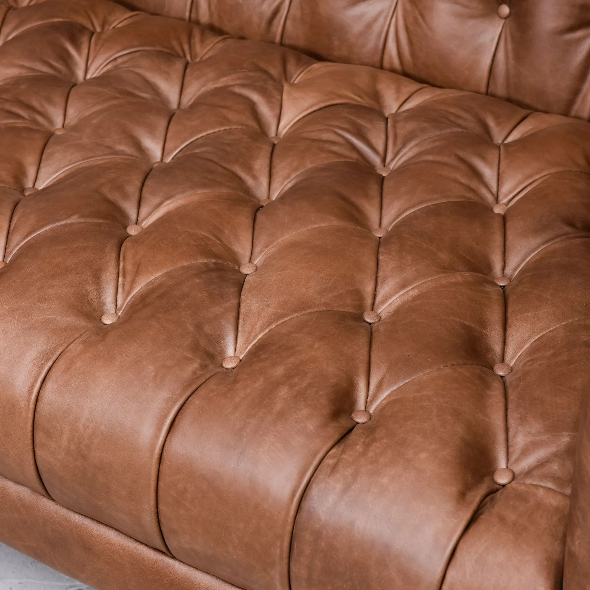 Carnegie Leather Sofa 90"