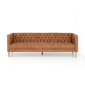 Carnegie Leather Sofa 90"