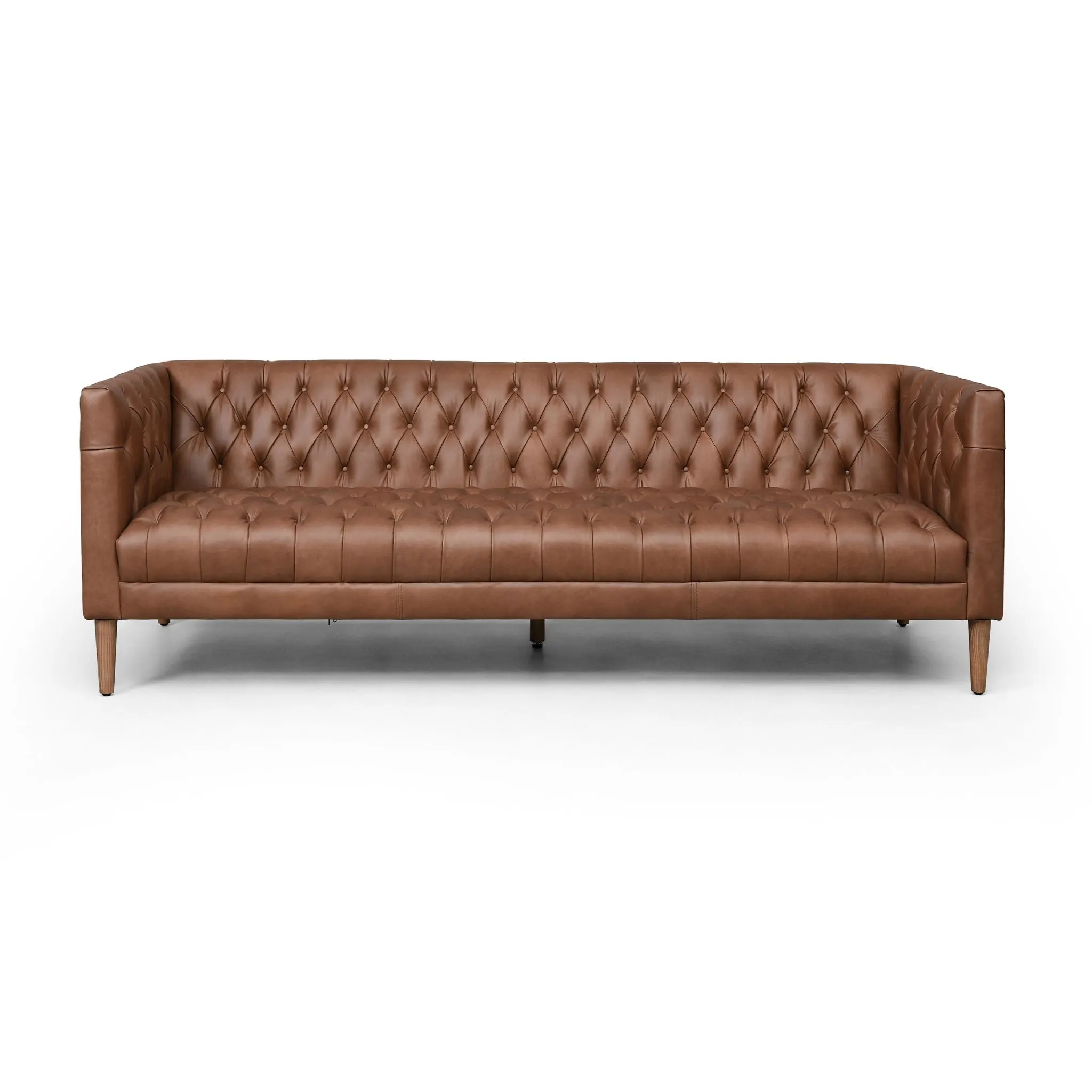 Carnegie Leather Sofa 90"