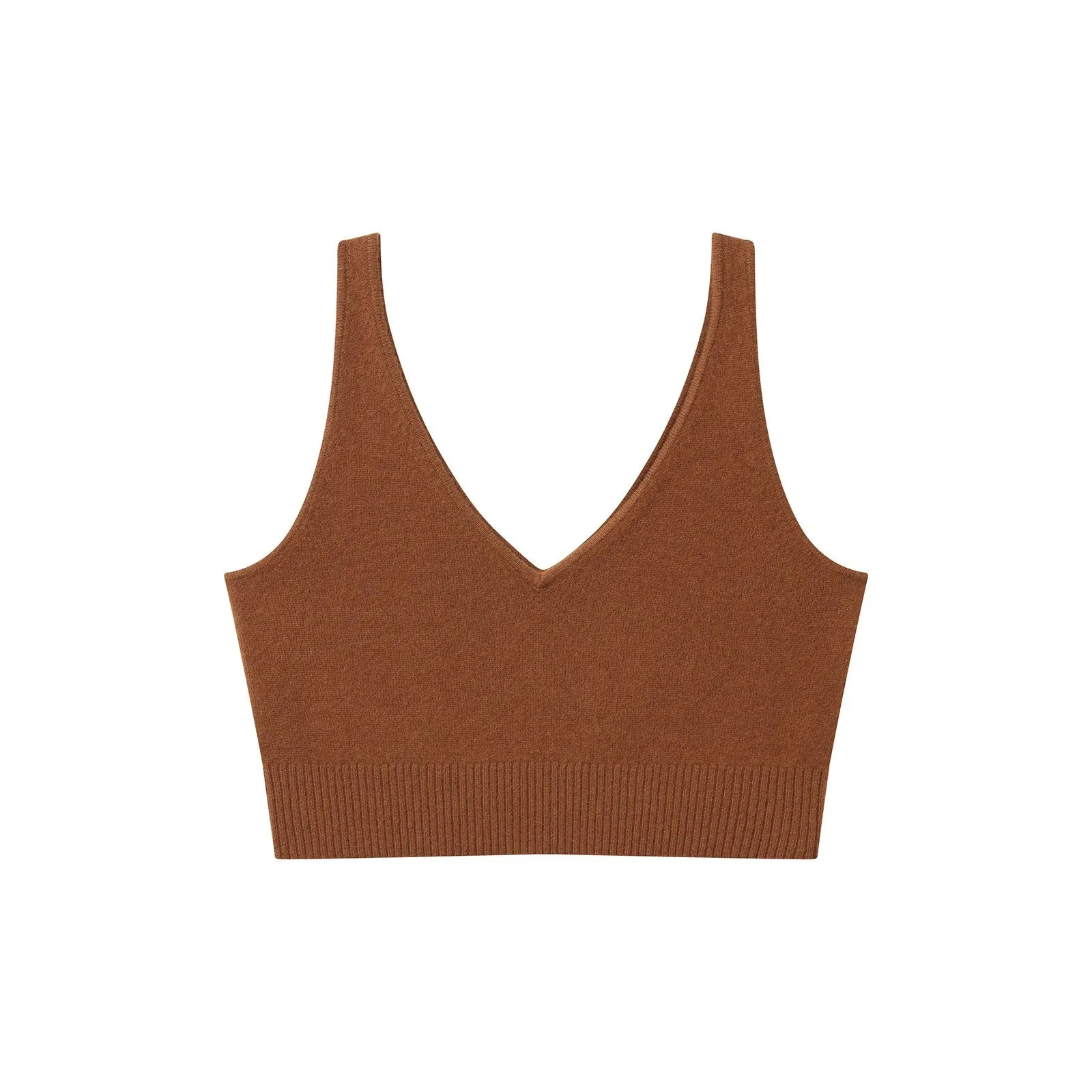 Cashmere Cropped Tank Top