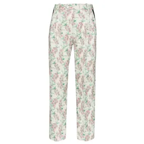 Charles Jeffrey Loverboy Green Multi Blooms Print Slim Fit Martini Trouser