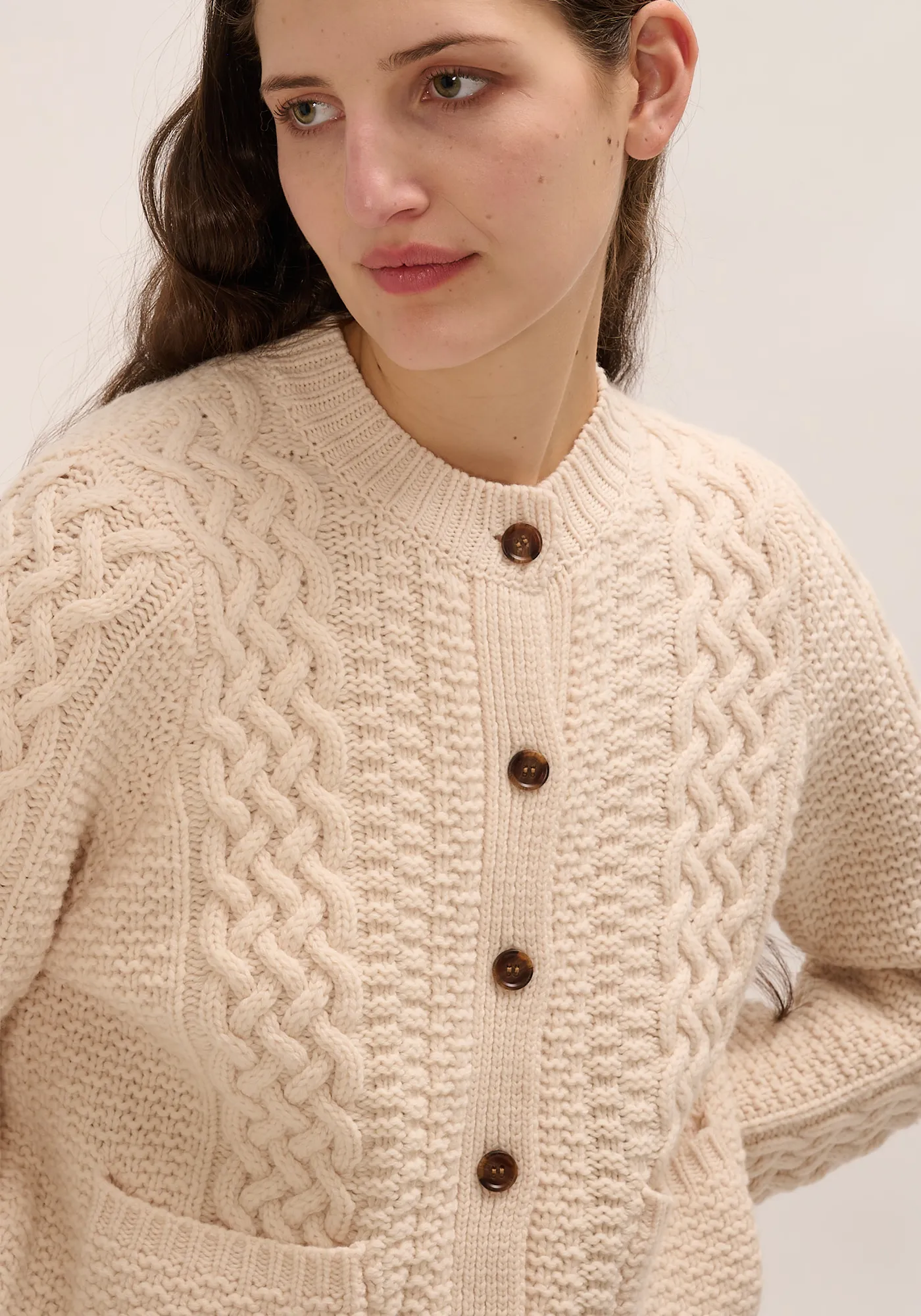 Charlotte Merino Wool Cardigan