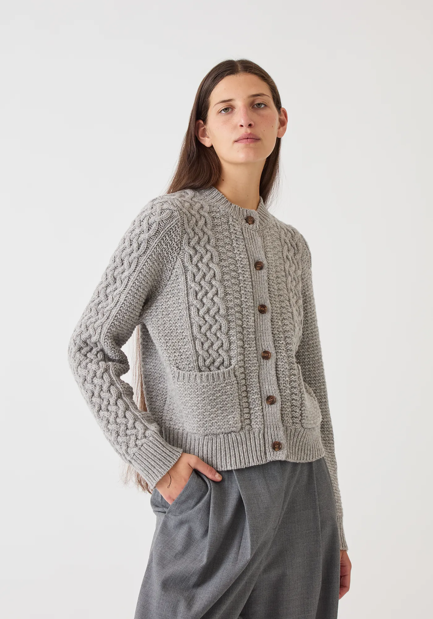 Charlotte Merino Wool Cardigan