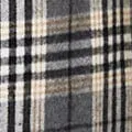 Checked Tie Waist Longline Coat