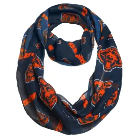 Chicago Bears NFL Team Logo Infinity Scarf