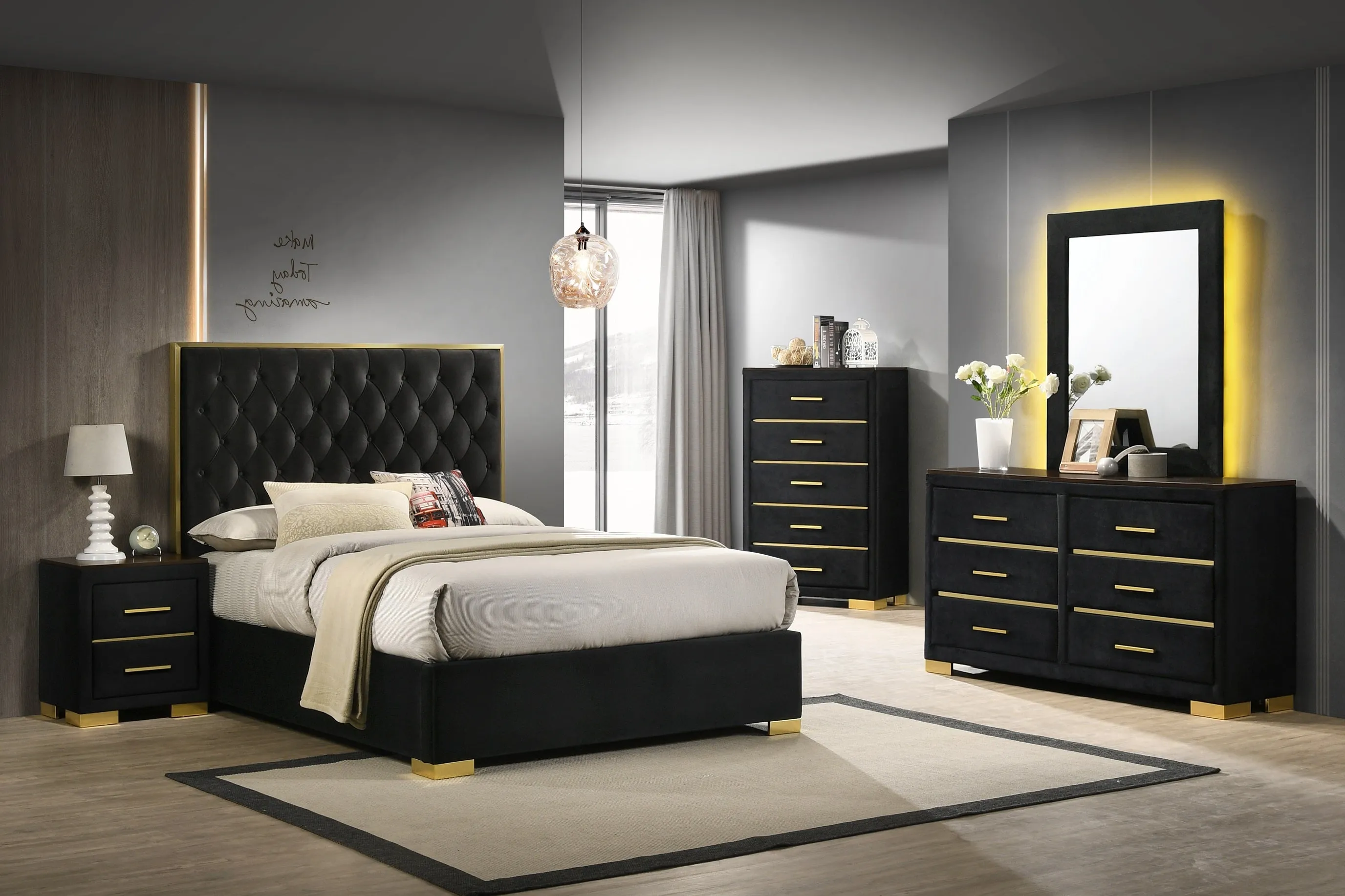 ChloeGleam Bedroom Set