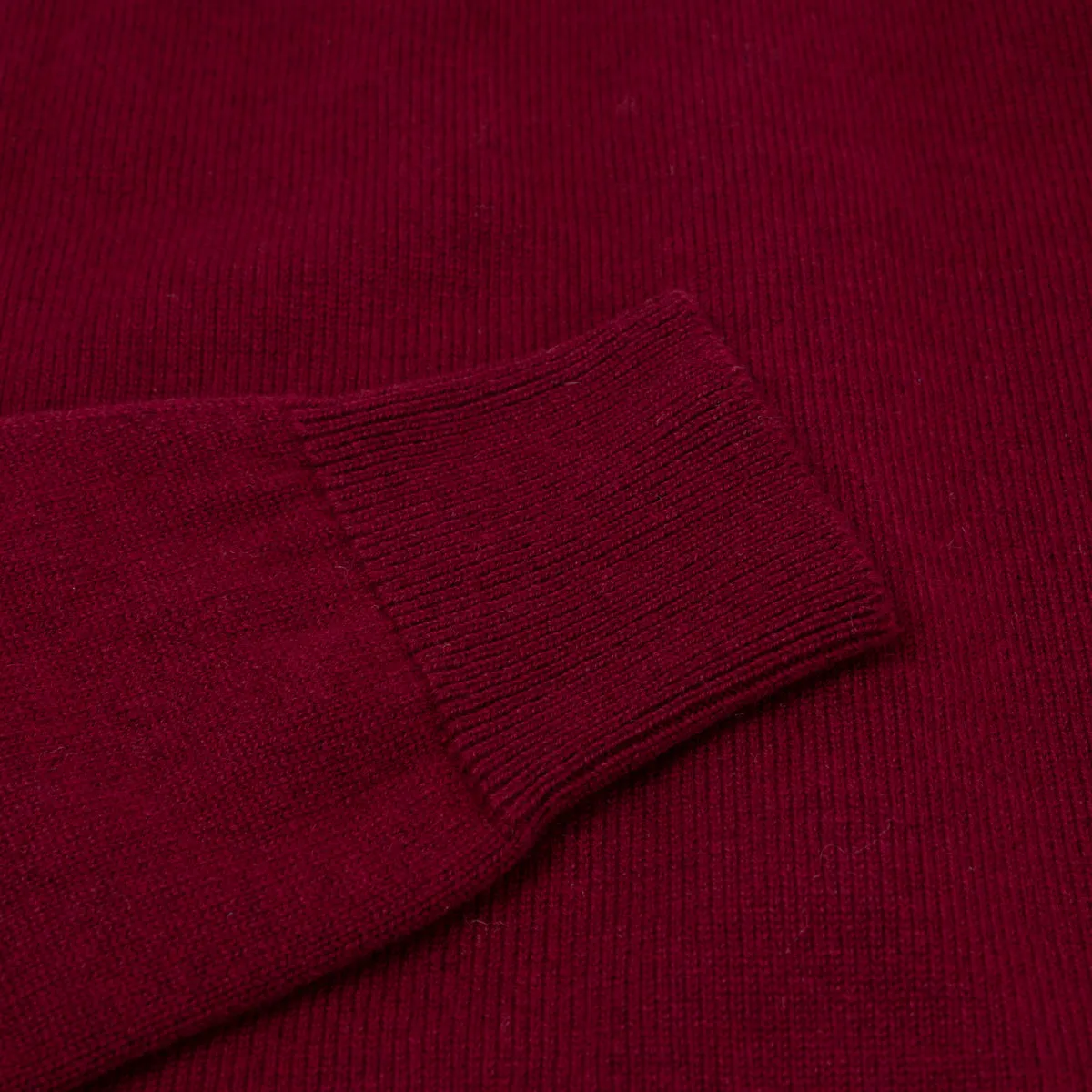 Claret Red Mallaig 4ply Cashmere Cardigan