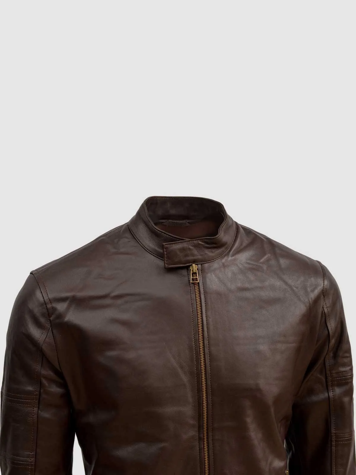 Classic Brown Bomber Jacket